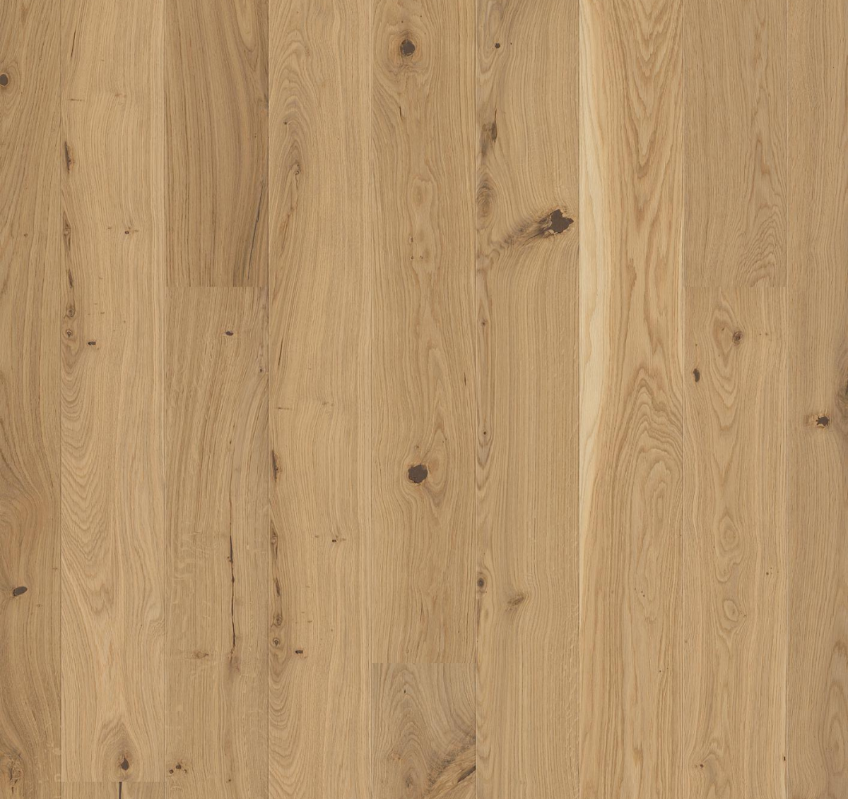 European white oak flooring in a natural tone