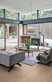 living room inspiration photo with ingrid by stuga matte hardwood flooring