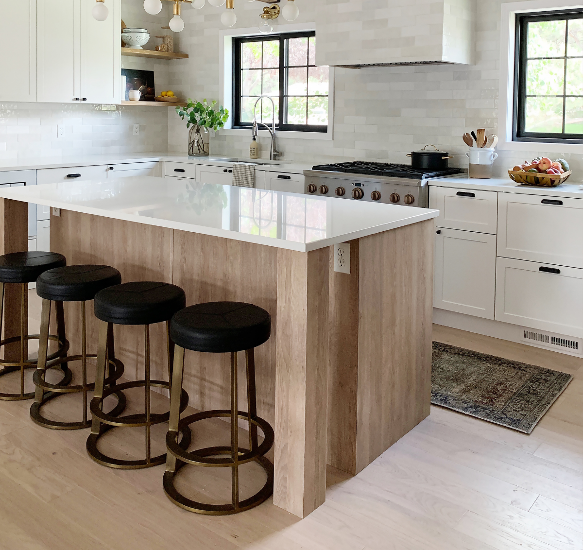 Home Spotlight: Moonlight Floors in a Chris Loves Julia Designed Kitchen