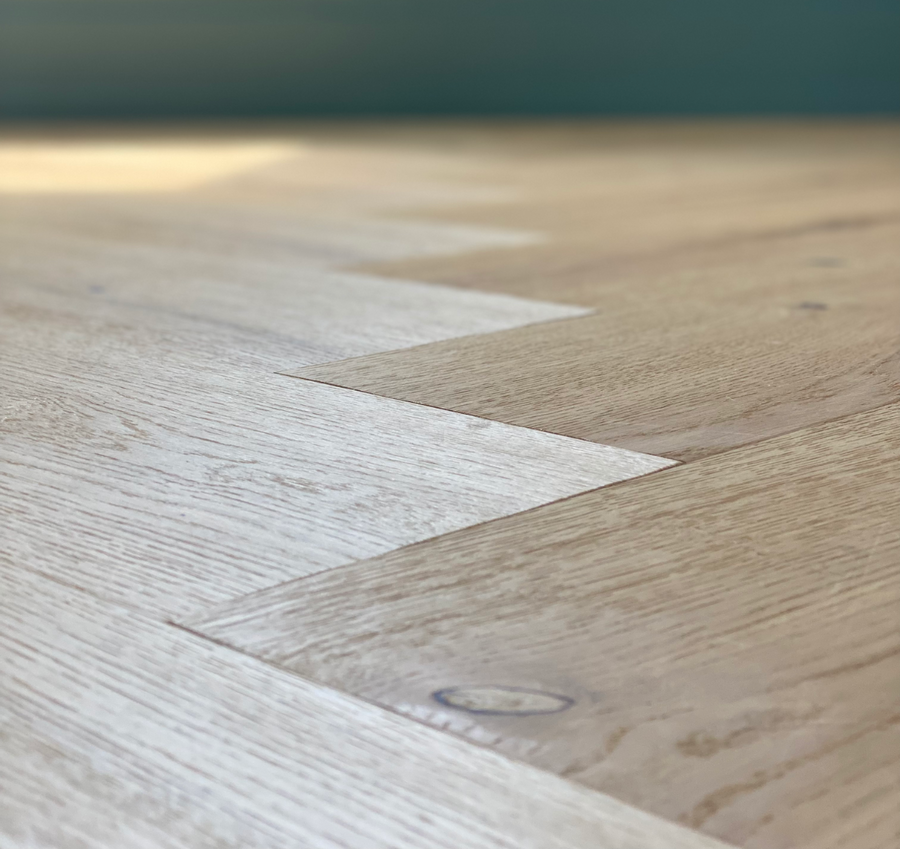 Stuga engineered hardwood flooring herringbone pattern