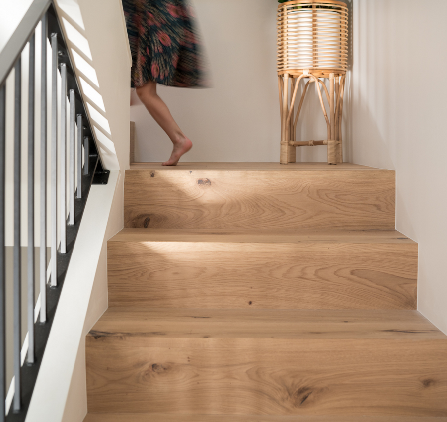 Staircase Solutions with Stuga Flooring, Flooring renovations made easy