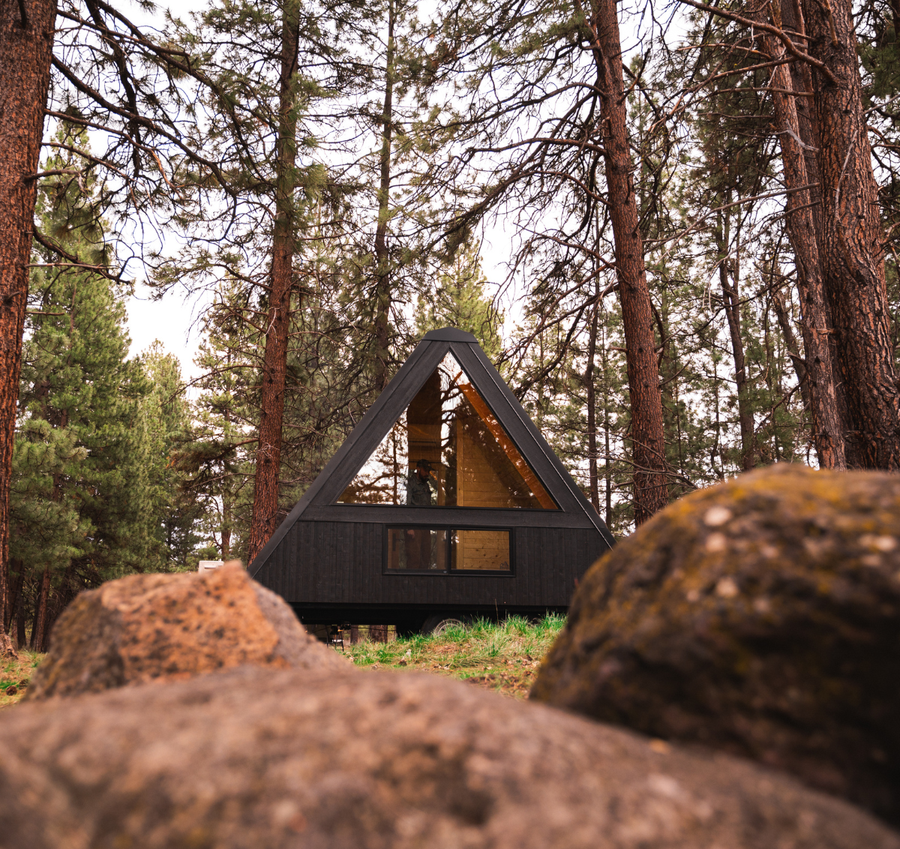 Astrid Pairs With Douglas Fir and Pine in This Oregon A-Frame Cabin
