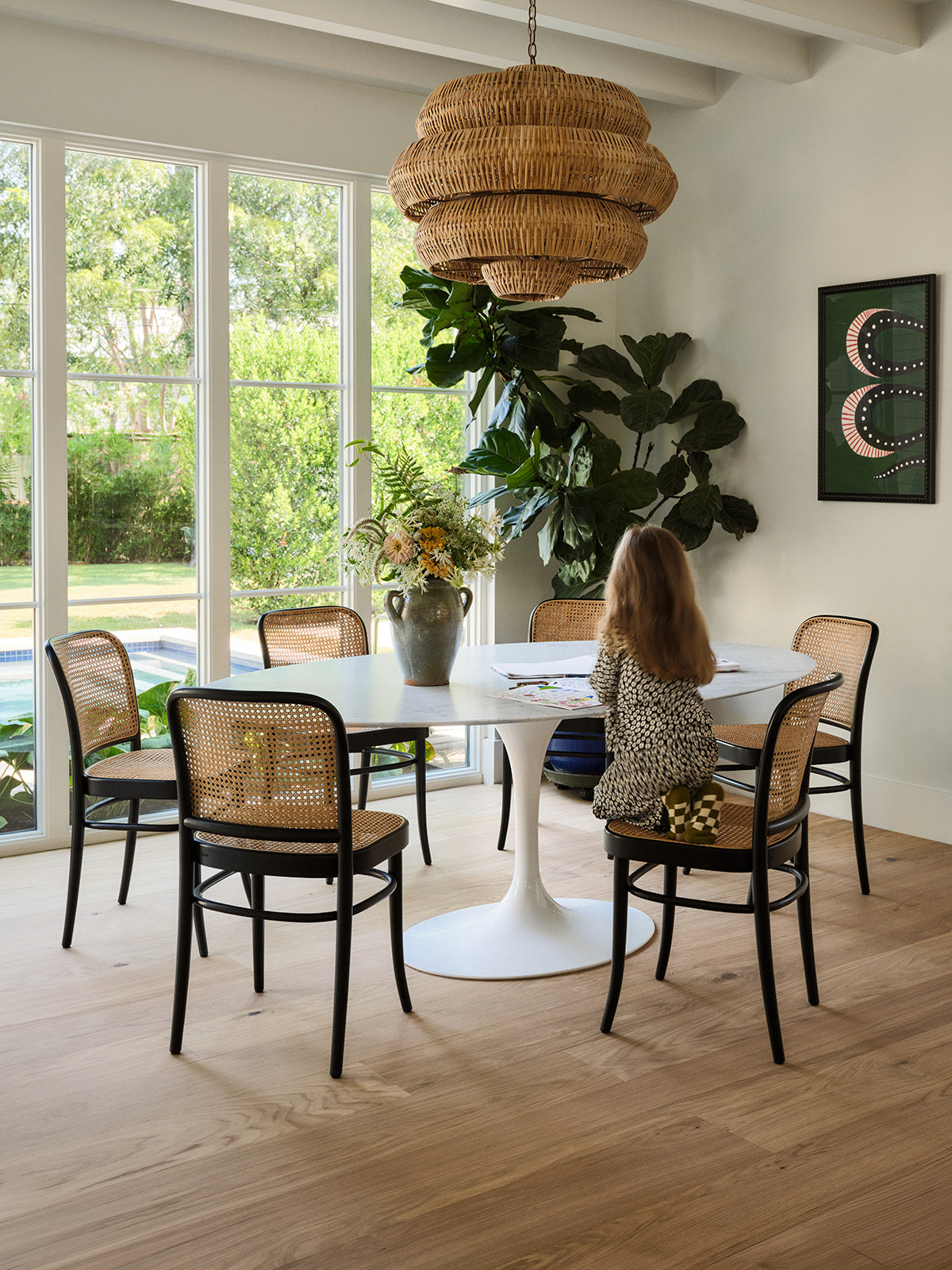 8-inch wide engineered hardwood flooring wood veneer dining room