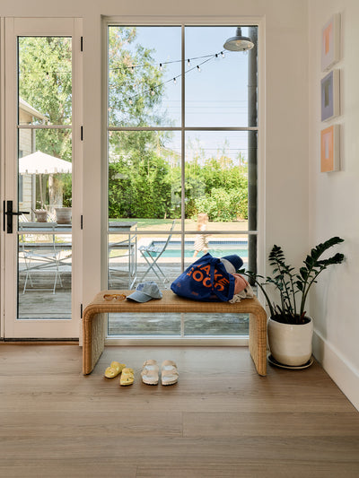 8-inch wide white oak engineered hardwood flooring