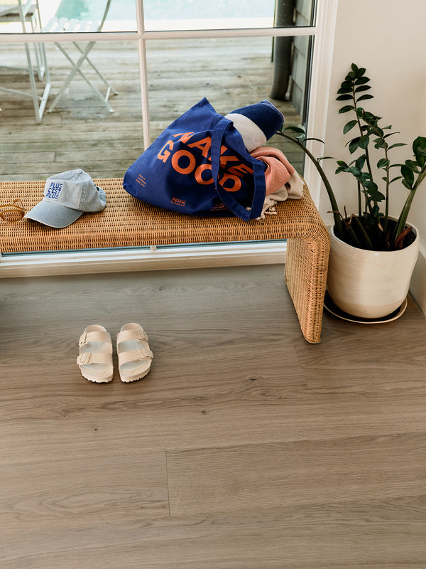 8-inch wide white oak engineered hardwood flooring waterproof durable wood veneer