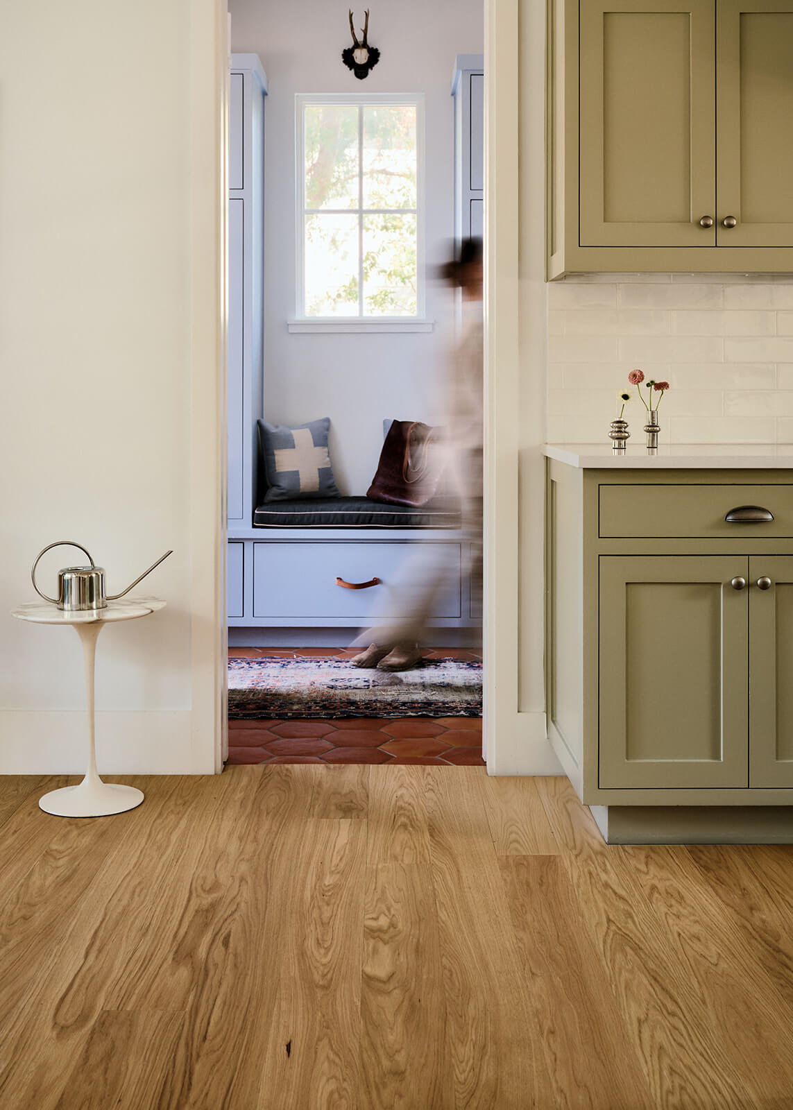 6-inch engineered natural oak hardwood flooring planks durable waterproof