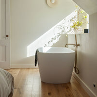 Bathtub wood floor Stuga forest flooring