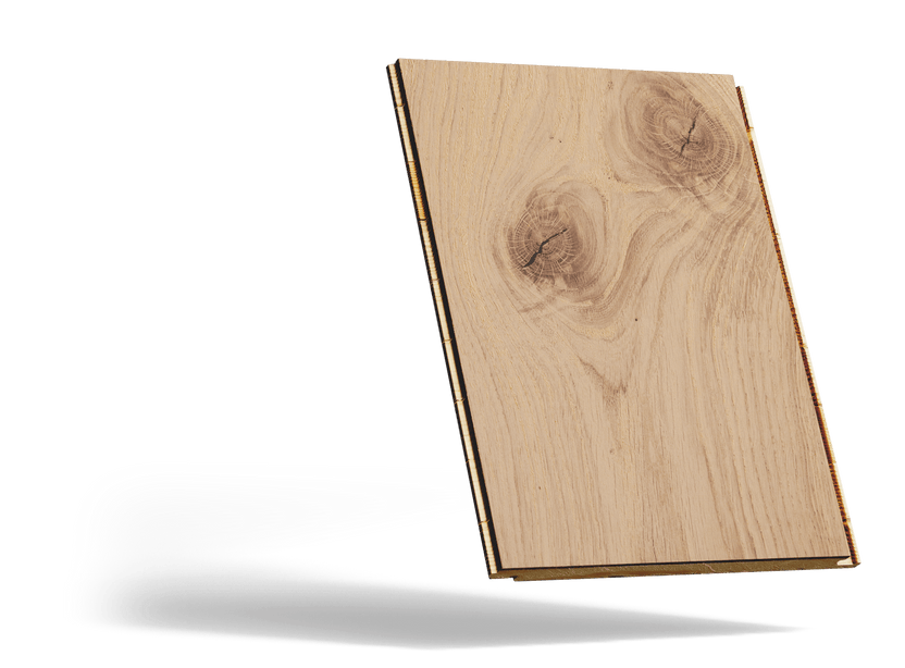 Shell natural white oak flooring | Stuga