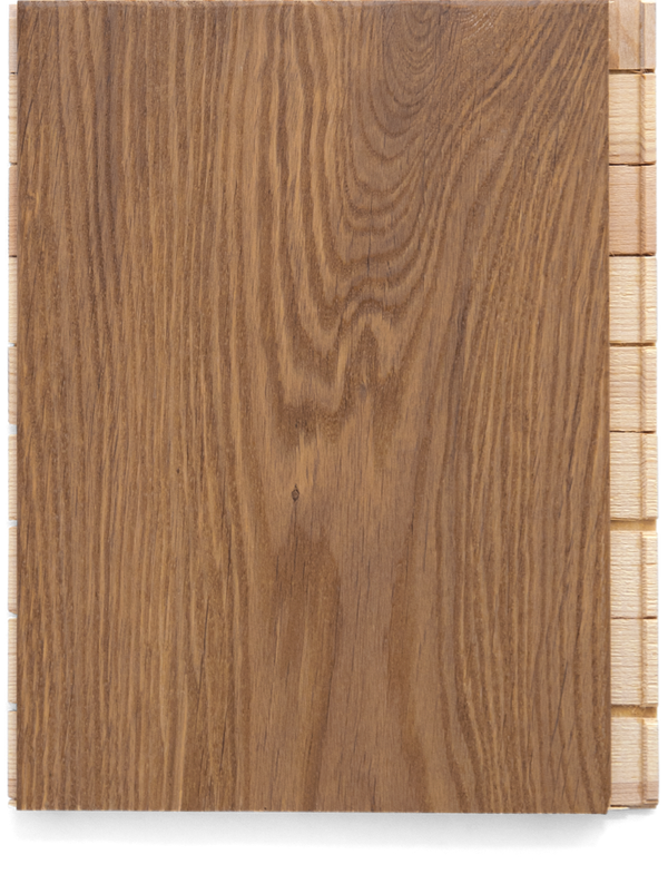 Harbor hand scraped hardwood floor sample by Stuga