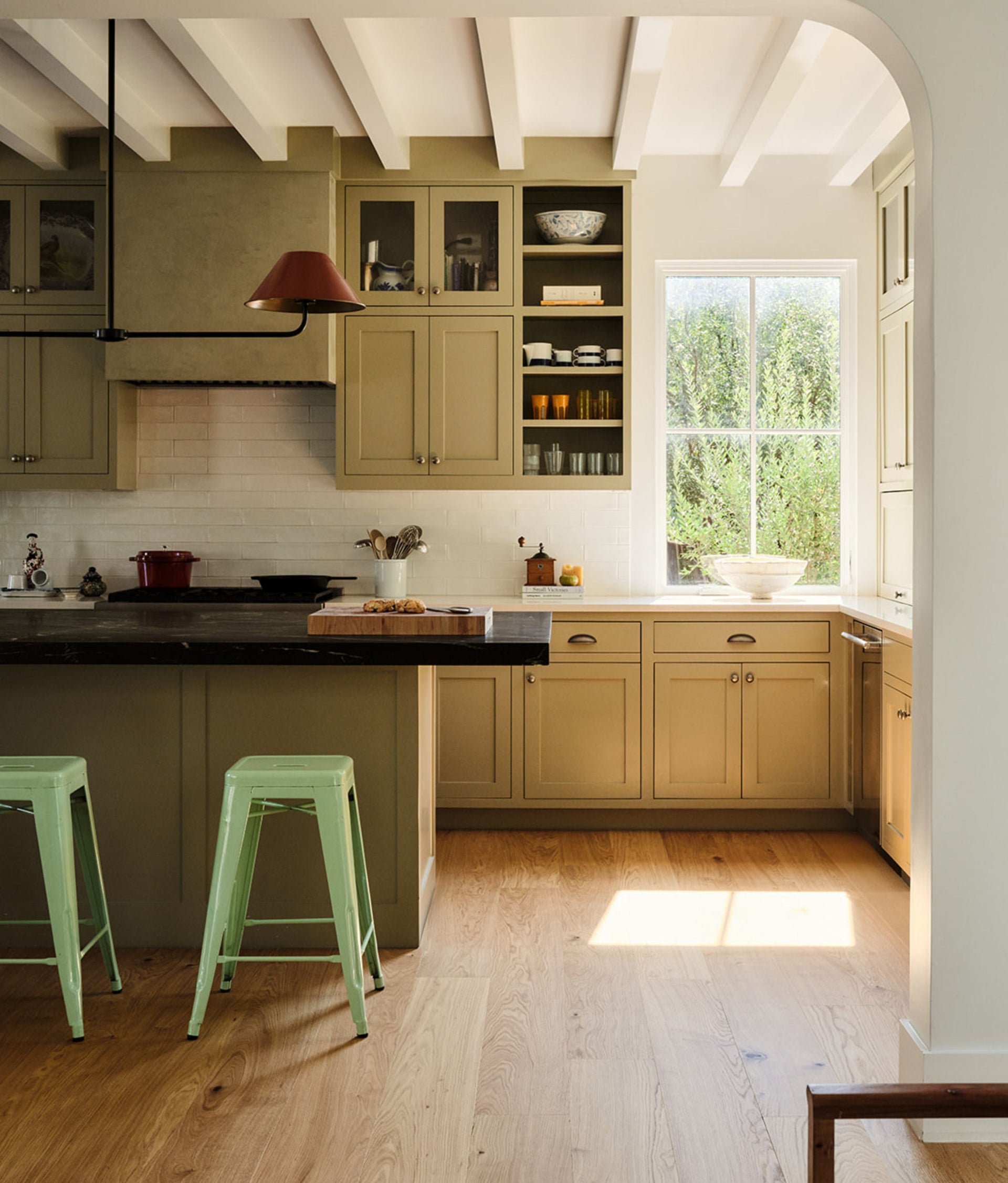 Stuga Low Tide engineered hardwood flooring traditional kitchen