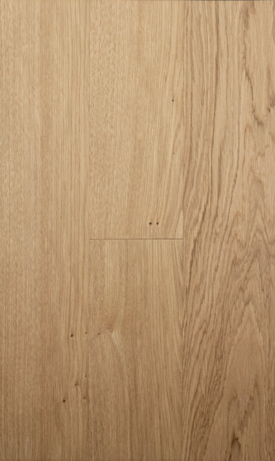 Overhead view of white oak waterproof wood flooring