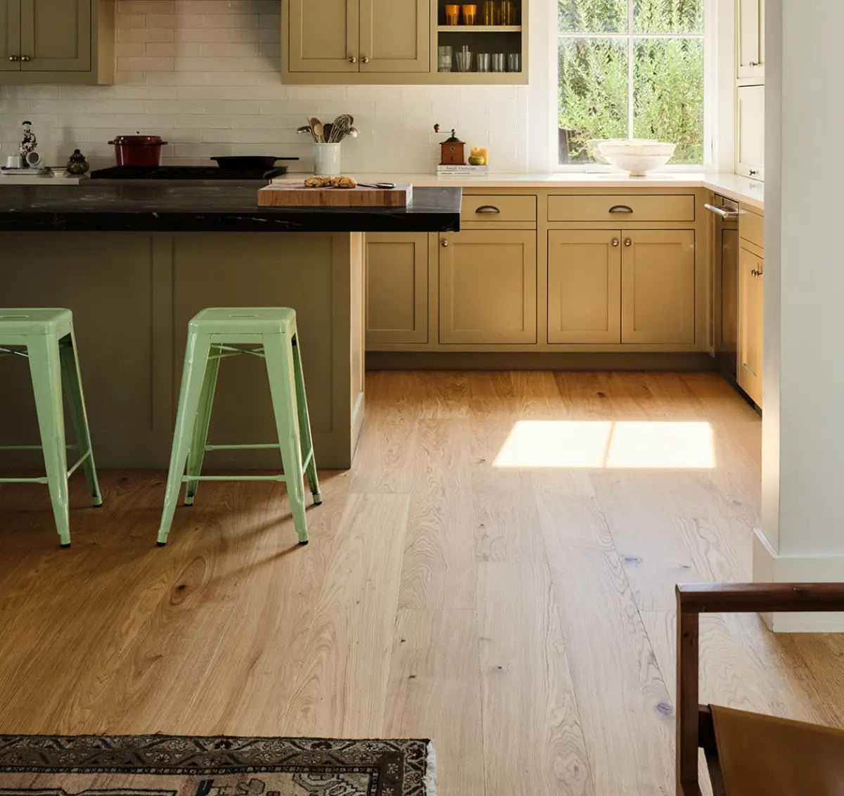 8-inch natural oak engineered hardwood flooring
