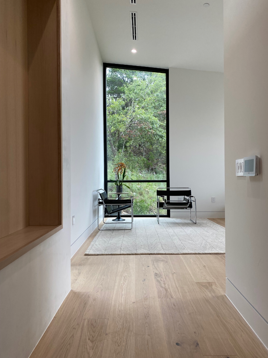 Modern white oak flooring by Stuga