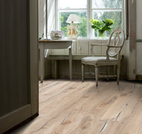 light colored blonde oak hardwood stuga flooring