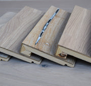 squared stair nosings made of white oak hardwood