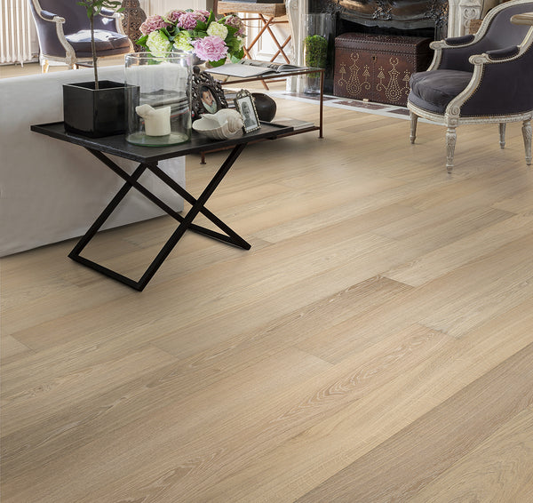 Kährs Oak Paris. Wide plank engineered hardwood flooring from Sweden.